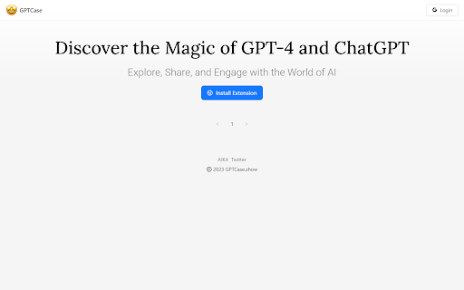 GPTCase ChatGPT Conversation Sharing  from Chrome web store to be run with OffiDocs Chromium online