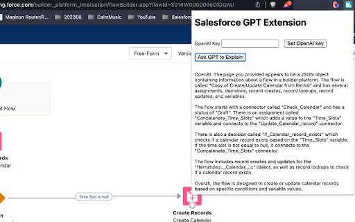 GPT Extension for Salesforce  from Chrome web store to be run with OffiDocs Chromium online