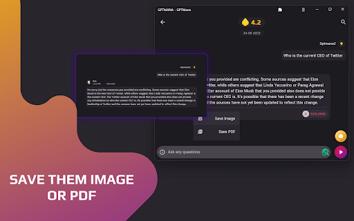 GPTMana AI ChatGPT Chatbot Assistant  from Chrome web store to be run with OffiDocs Chromium online