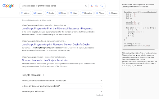 GPT Search Helper  from Chrome web store to be run with OffiDocs Chromium online