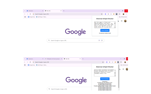 Grammar  Spell Checker  from Chrome web store to be run with OffiDocs Chromium online