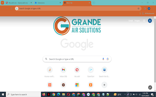 Granairsolutions theme  from Chrome web store to be run with OffiDocs Chromium online