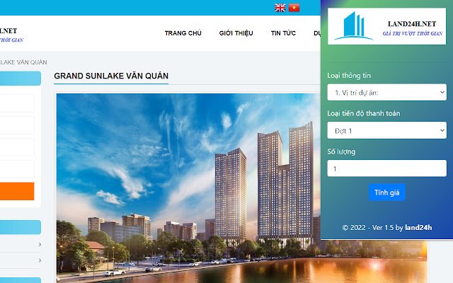 Apartamentul Grand Sunlake Van Quan din magazinul web Chrome va fi rulat cu OffiDocs Chromium online