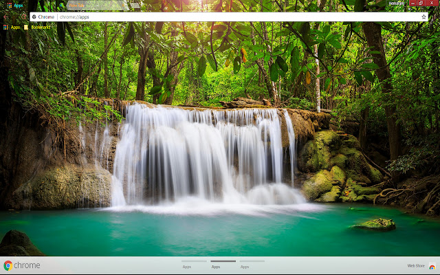 Grand Waterfall uit de Chrome-webwinkel wordt uitgevoerd met OffiDocs Chromium online