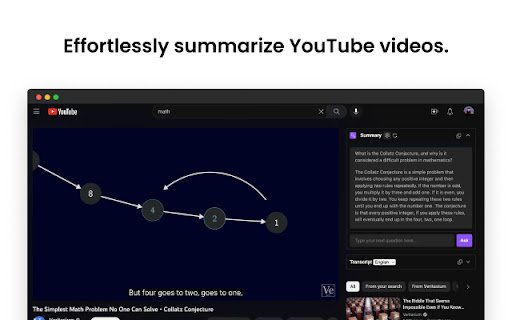 Grapevine: Web  YouTube Summary with ChatGPT  from Chrome web store to be run with OffiDocs Chromium online
