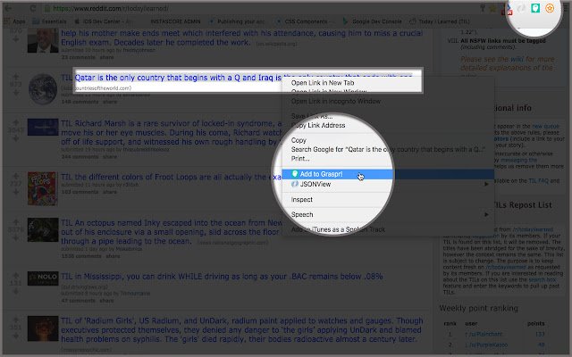 Graspr aus dem Chrome Web Store zur Ausführung mit OffiDocs Chromium online