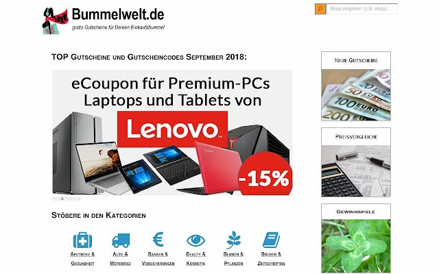 Miễn phí Gutscheine và Gutscheincodes từ cửa hàng Chrome trực tuyến sẽ được chạy với OffiDocs Chrome trực tuyến