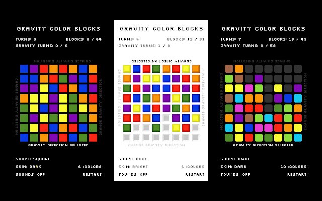 Gravity Color Blocks  from Chrome web store to be run with OffiDocs Chromium online