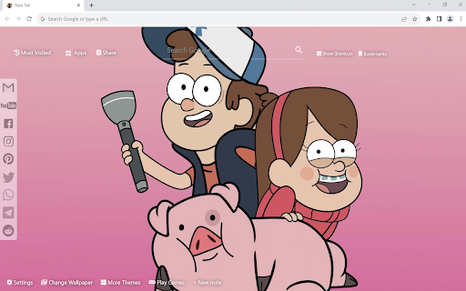 Gravity Falls Wallpaper  from Chrome web store to be run with OffiDocs Chromium online