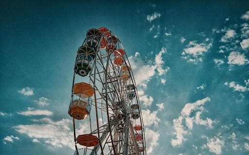 Gray and Brown Ferris Wheel  from Chrome web store to be run with OffiDocs Chromium online