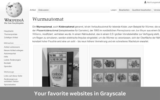 Grayscale Filter  from Chrome web store to be run with OffiDocs Chromium online