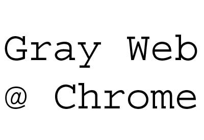 GrayWeb  from Chrome web store to be run with OffiDocs Chromium online