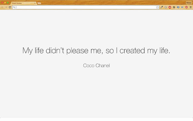 Great Quotes  from Chrome web store to be run with OffiDocs Chromium online