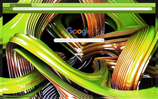 Chrome 网上商店的绿色抽象将与 OffiDocs Chromium 在线运行