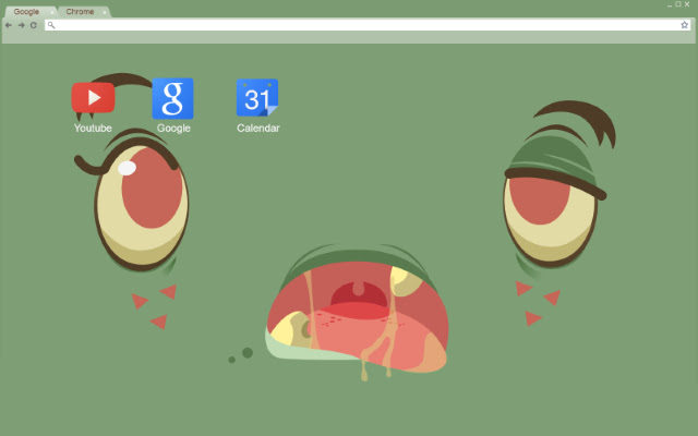 Милий зелений монстр із веб-магазину Chrome, який можна запускати за допомогою OffiDocs Chromium онлайн