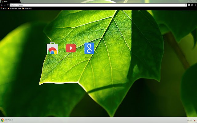 Green Leaves dal web store di Chrome verrà eseguito con OffiDocs Chromium online