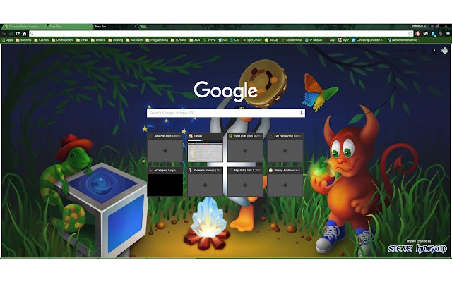 Green Linux Guys del negozio web di Chrome verrà eseguito con OffiDocs Chromium online
