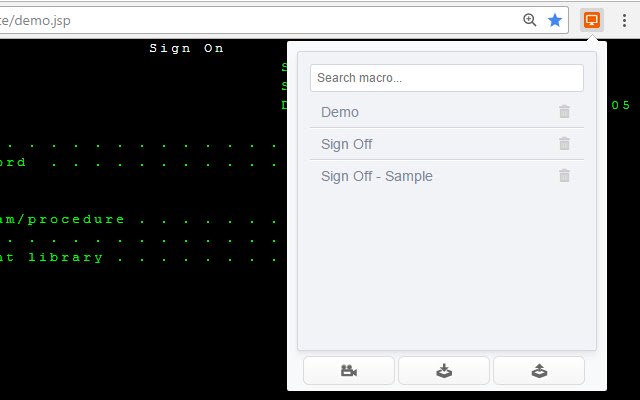 Green Screens Web Terminal  from Chrome web store to be run with OffiDocs Chromium online