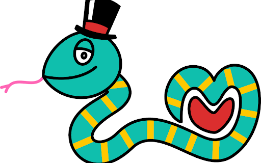Green snake  from Chrome web store to be run with OffiDocs Chromium online