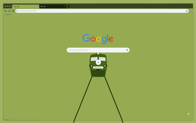 Kereta api hijau dari kedai web Chrome untuk dijalankan dengan OffiDocs Chromium dalam talian
