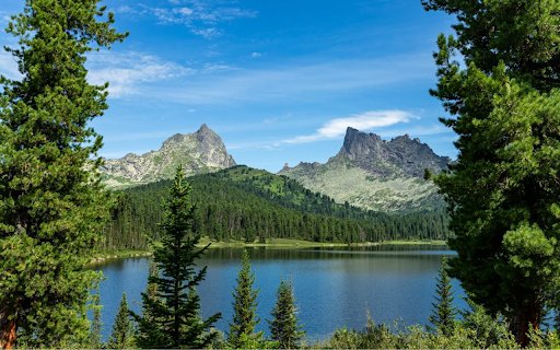 Green trees grow on the hills  from Chrome web store to be run with OffiDocs Chromium online