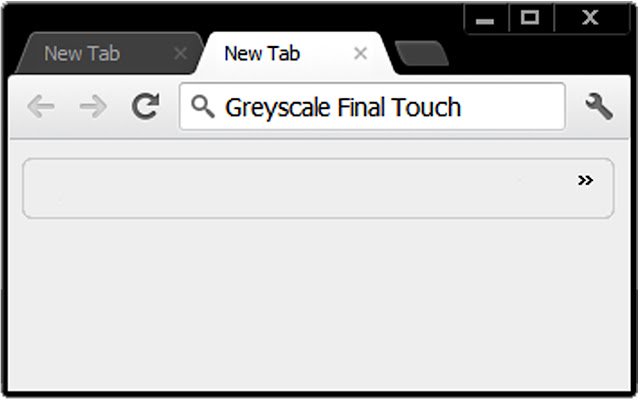 Sentuhan Akhir Greyscale dari toko web Chrome untuk dijalankan dengan OffiDocs Chromium online