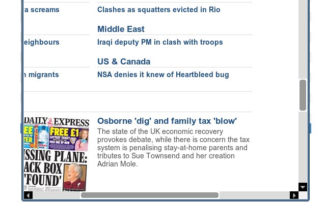 Grey Scrollbar with buttons  from Chrome web store to be run with OffiDocs Chromium online