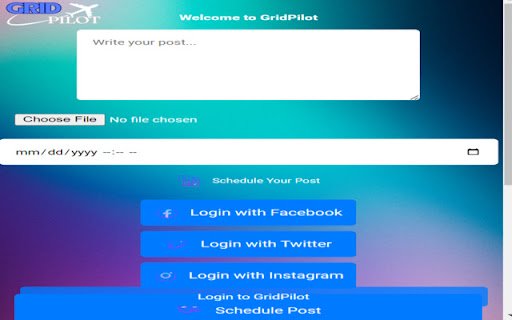 GridPilot  from Chrome web store to be run with OffiDocs Chromium online