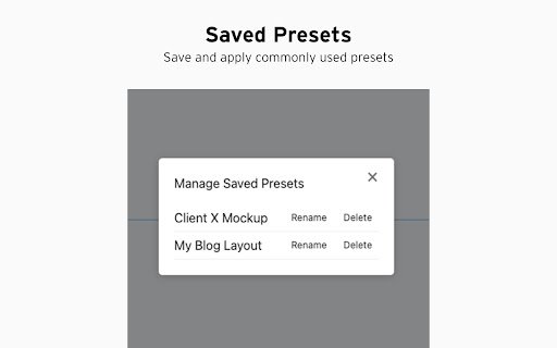 Grid Ruler  from Chrome web store to be run with OffiDocs Chromium online