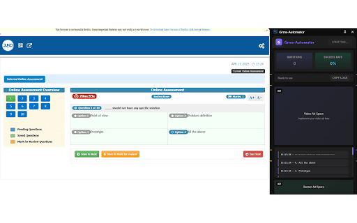 Grms Automator  from Chrome web store to be run with OffiDocs Chromium online