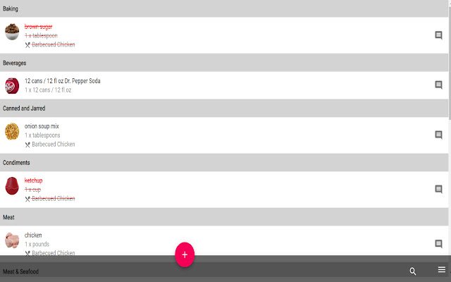 Grocery Todo App  from Chrome web store to be run with OffiDocs Chromium online