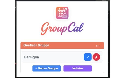 GroupCal Calendar Groups Manager  from Chrome web store to be run with OffiDocs Chromium online