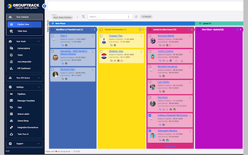 GroupTrack 2.0 (deprecated)  from Chrome web store to be run with OffiDocs Chromium online