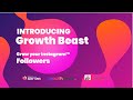 Chrome ウェブストアの Growthbeast Instagram 自動化ツールを OffiDocs Chromium オンラインで実行