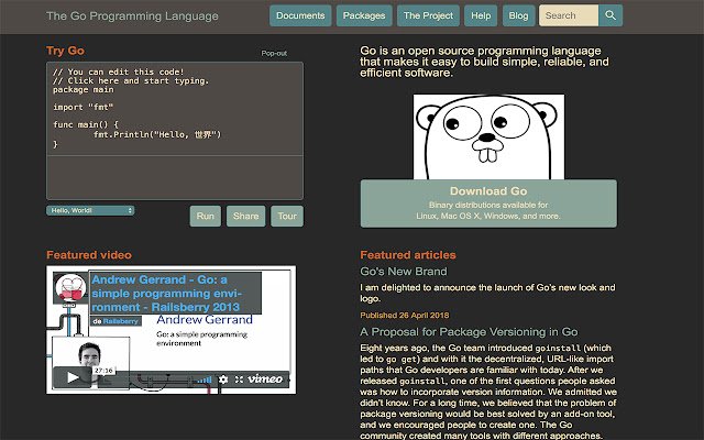 GruvboxGolang.go dal Chrome Web Store da eseguire con OffiDocs Chromium online