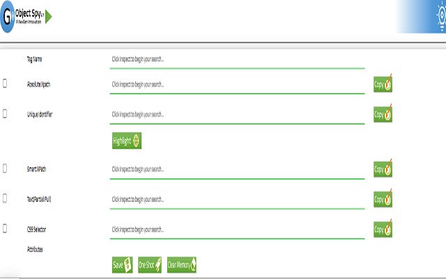 OffiDocs Chromium 온라인으로 실행되는 Chrome 웹 스토어의 GSpy