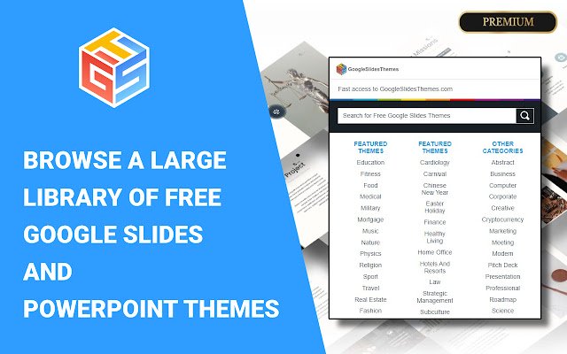 Бесплатные GST темы Google Slides из интернет-магазина Chrome, которые можно будет запускать с помощью OffiDocs Chromium онлайн