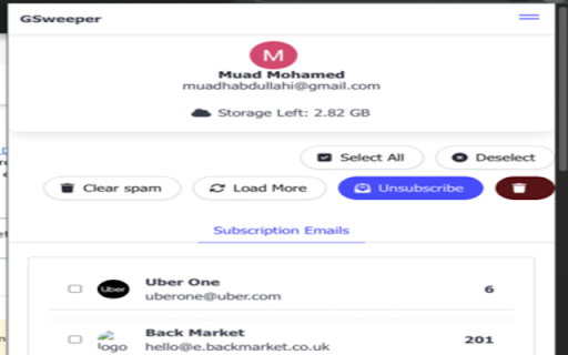 Gsweeper  from Chrome web store to be run with OffiDocs Chromium online