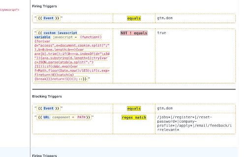 GTM GTAG Inspector  from Chrome web store to be run with OffiDocs Chromium online