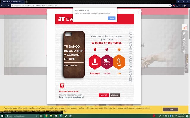 GuardDog  from Chrome web store to be run with OffiDocs Chromium online