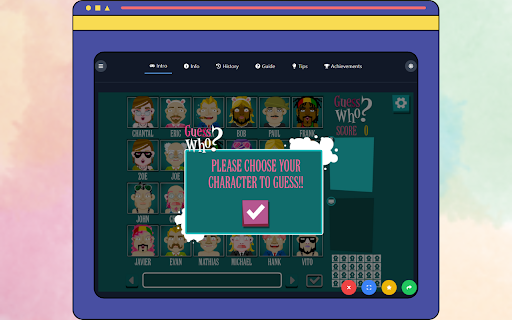Guess Who Game from Chrome web store to be run with OffiDocs Chromium online Guess Who Game from Chrome web store to be run with OffiDocs Chromium online