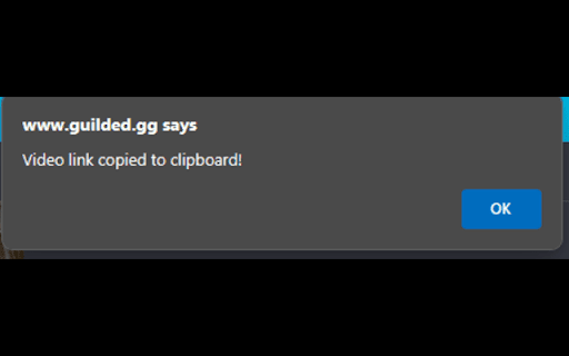 Guilded Video Link Grabber / Video Share  from Chrome web store to be run with OffiDocs Chromium online