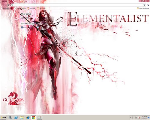 Guild Wars 2 Elementalist Theme  from Chrome web store to be run with OffiDocs Chromium online