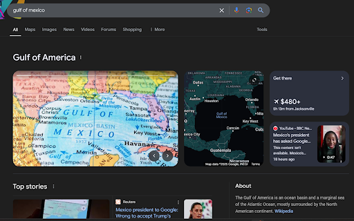 Gulf Of America Renamer  from Chrome web store to be run with OffiDocs Chromium online
