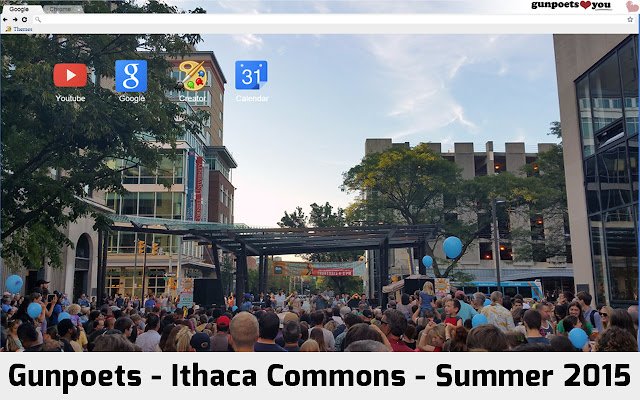 Gunpoets Ithaca Commons dal web store di Chrome verrà eseguito con OffiDocs Chromium online