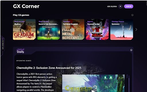 GXCorner for All  from Chrome web store to be run with OffiDocs Chromium online