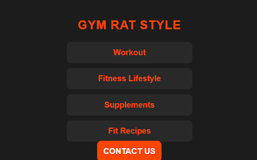GYM RAT STYLE  from Chrome web store to be run with OffiDocs Chromium online