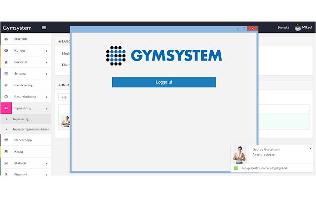 Gymsystem  from Chrome web store to be run with OffiDocs Chromium online