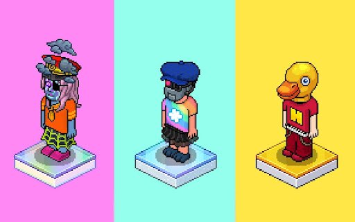Habbo Avatar Perks  from Chrome web store to be run with OffiDocs Chromium online