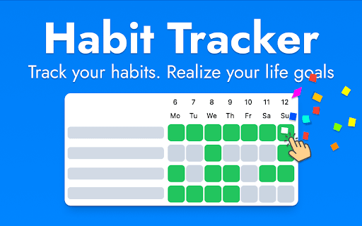 Habit Tracker  from Chrome web store to be run with OffiDocs Chromium online